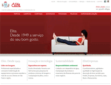 Tablet Screenshot of elitelavanderia.com.br